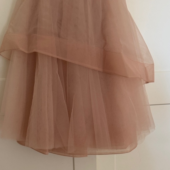 BCBG Pink Layered Midi Dress - Picture 4 of 4